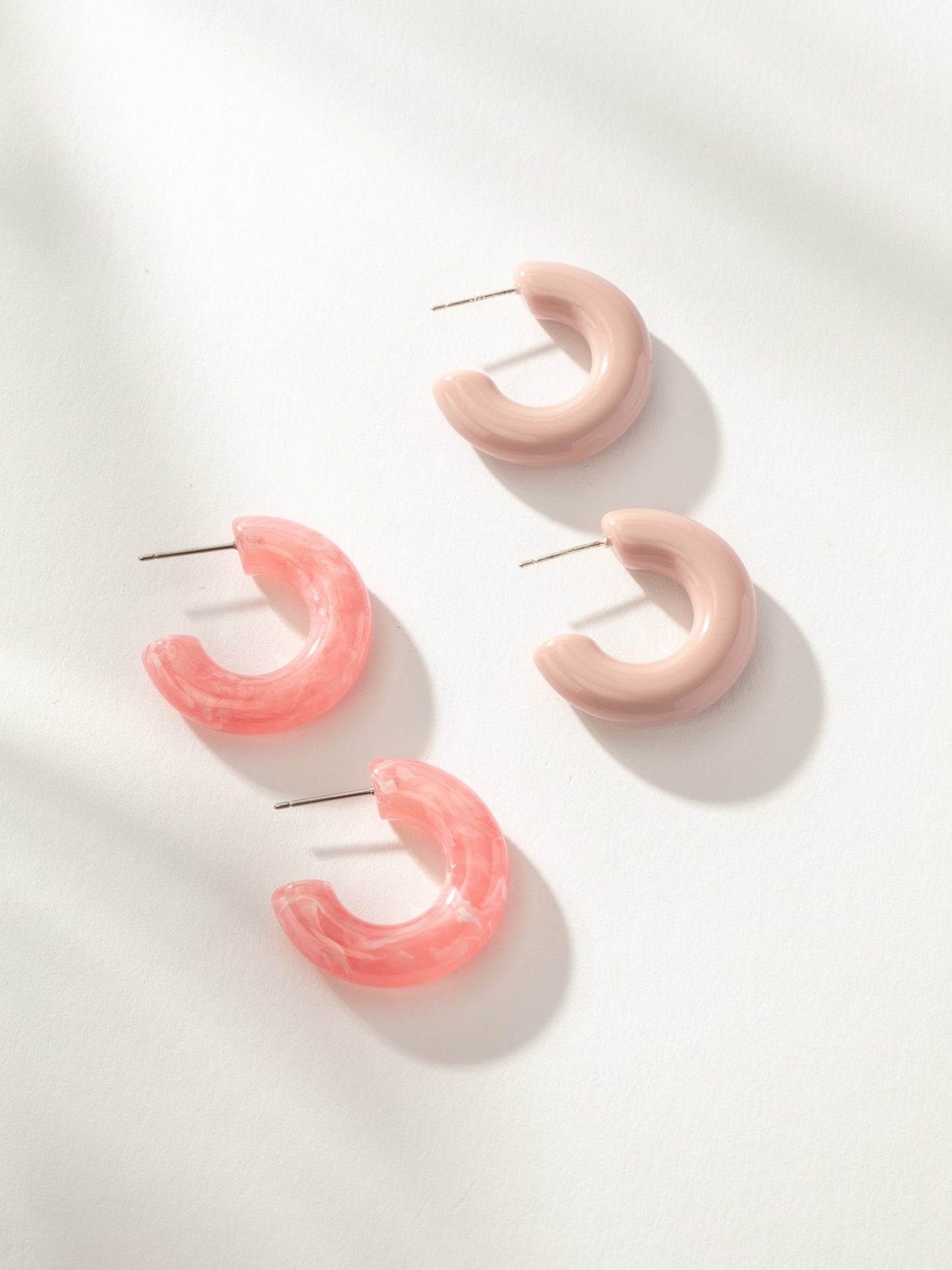 Tube Hoop Earrings