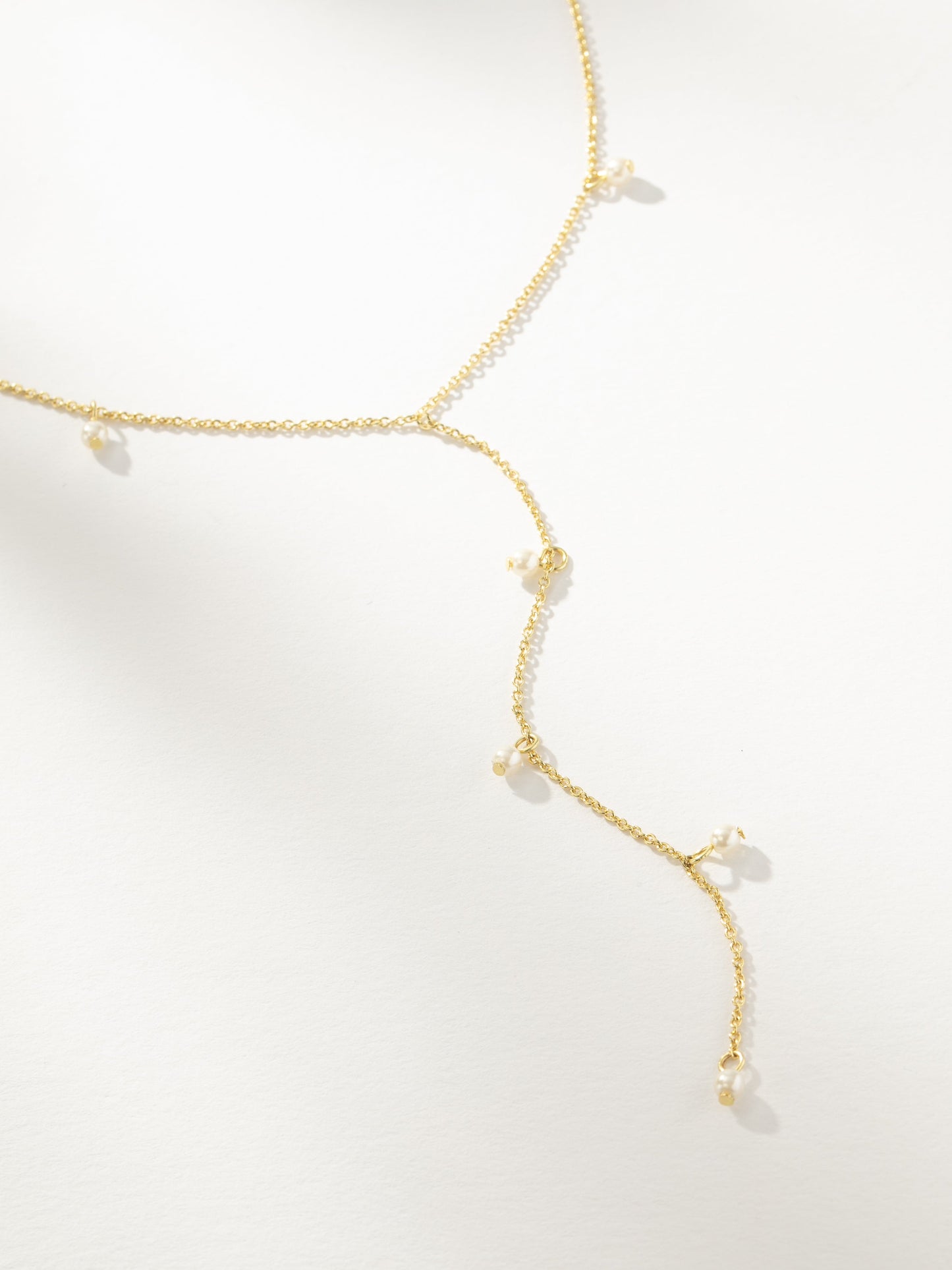 Pearl Lariat Necklace
