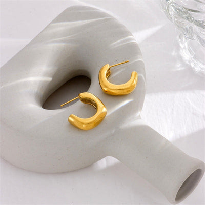 Geometric U-shaped Earrings