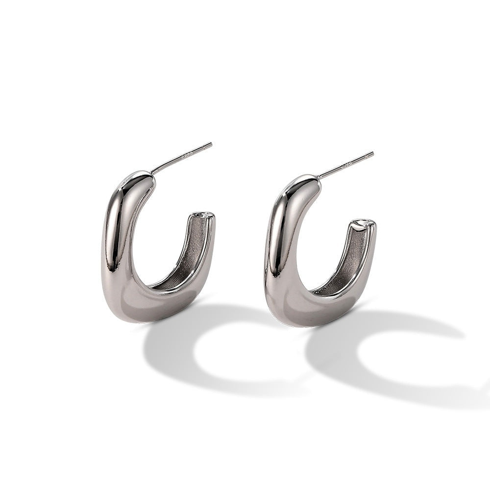 Geometric U-shaped Earrings