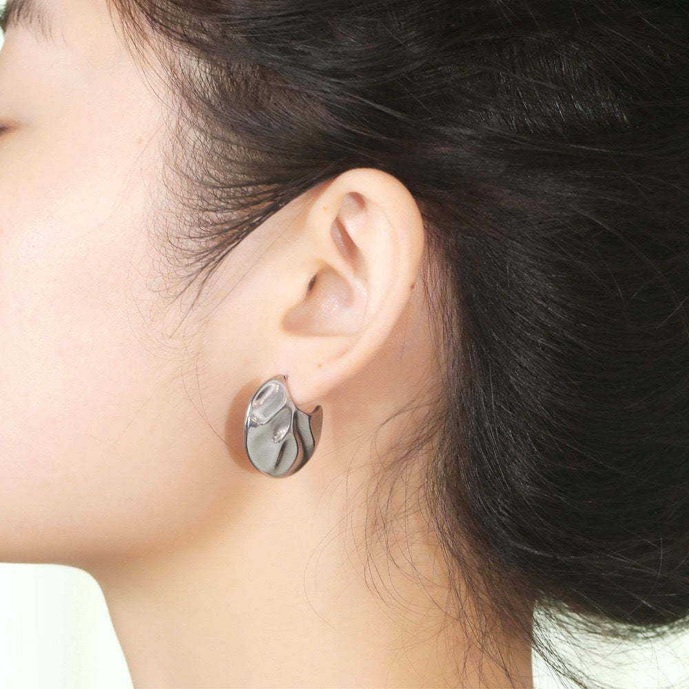 Geometric Round Earrings