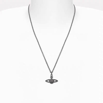 Classic Full Diamond Planet Necklace