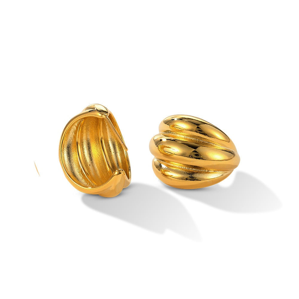 C-shaped Design Fashionable Earrings