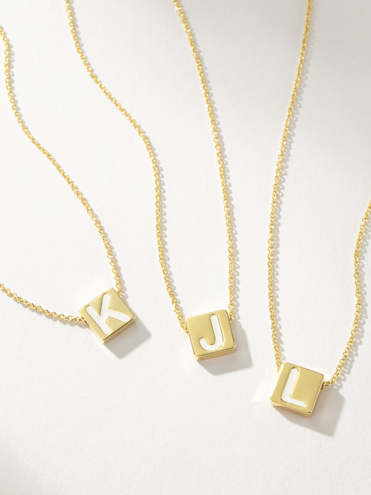 Bold Letter Necklace