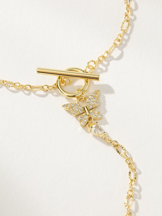 Butterfly Lariat Necklace