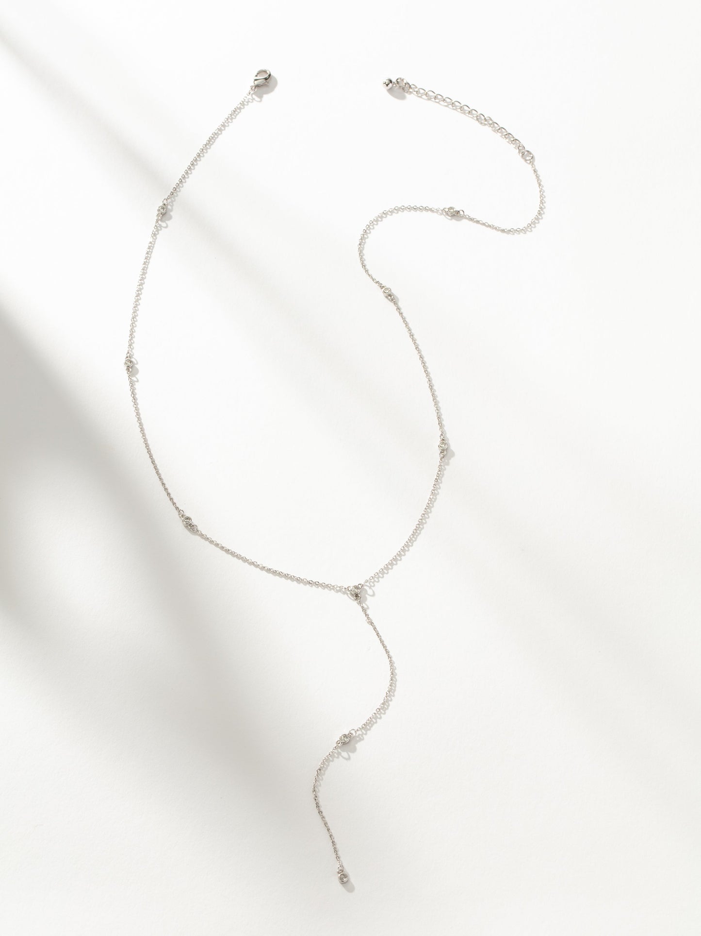 Icy Lariat Necklace