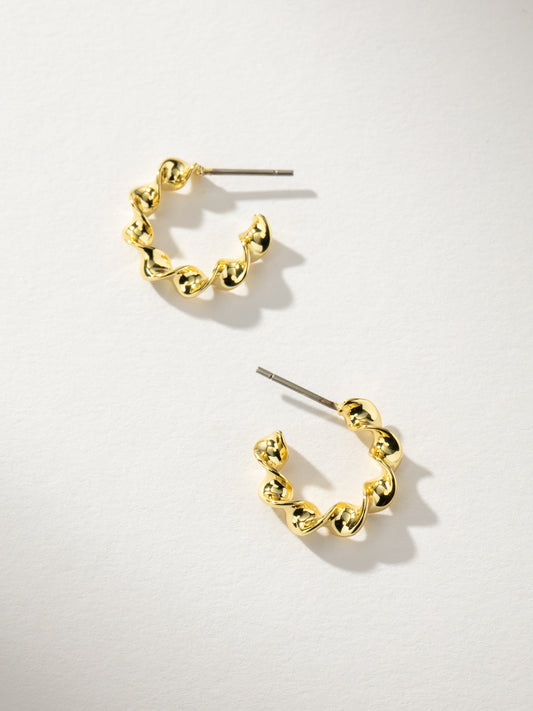 Twist Mini Hoop Earrings