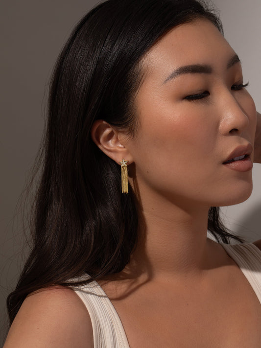 Shooting Star Statement Earrings