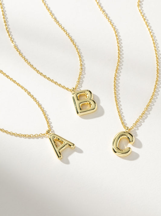 Bubble Letter Necklace