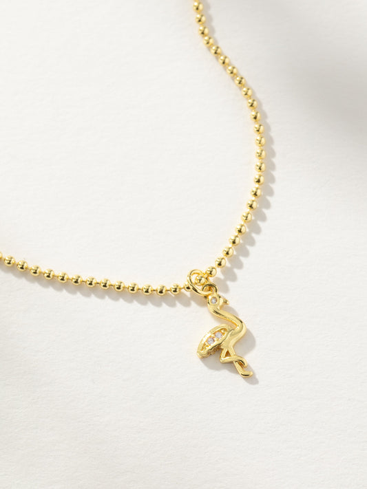 Kids' Flamingo Pendant Necklace