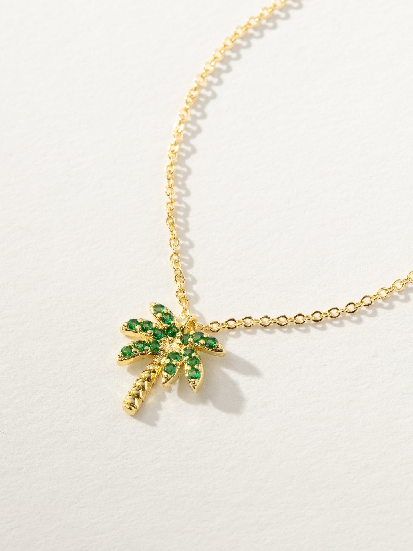 Kids' Palm Tree Pendant Necklace