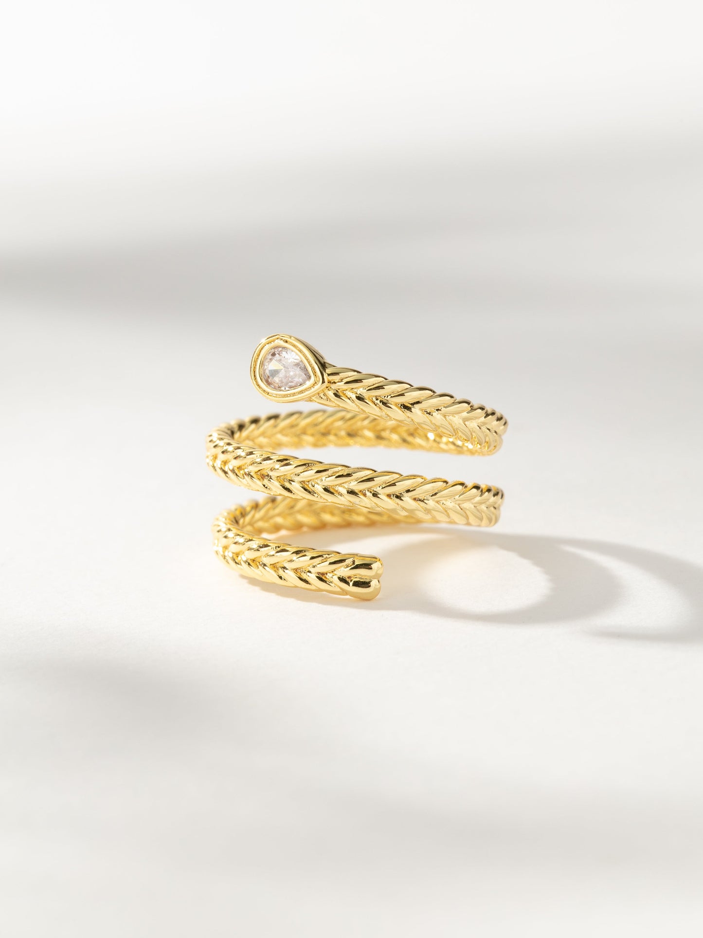 In A Spiral Ring - Gold