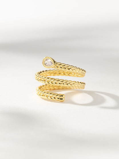 In A Spiral Ring - Gold