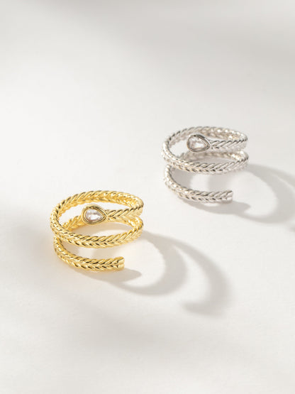 In A Spiral Ring - Gold