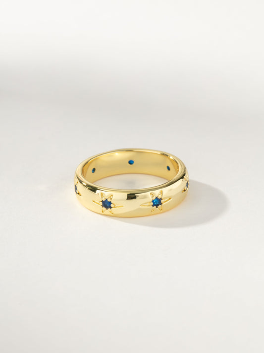 Navy Star Ring