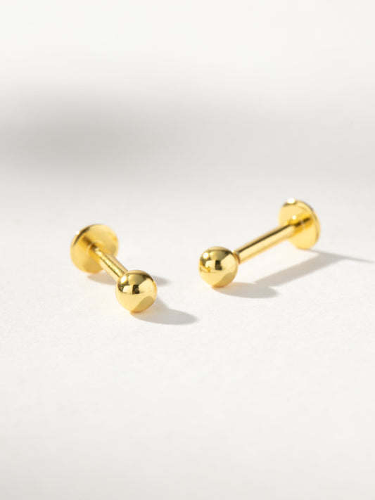 Ball Flat Back Earring